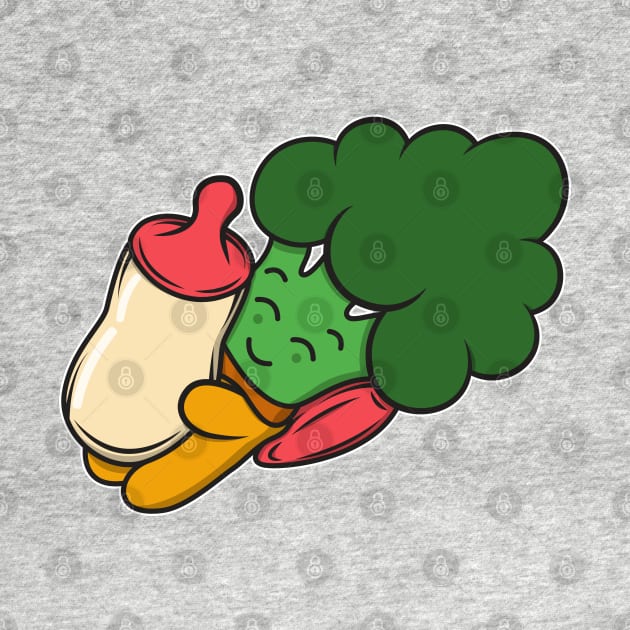 The Milk Loving Broccoli by FamiLane